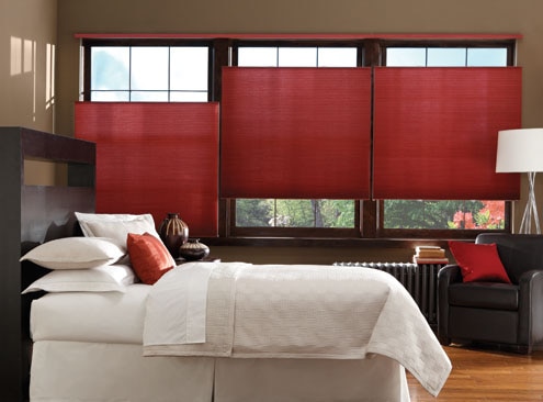 Bali Double Cell Cellular Shades_Northern Lights_Cherry