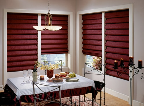 Bali Looped Roman Shades_Statement_Wine