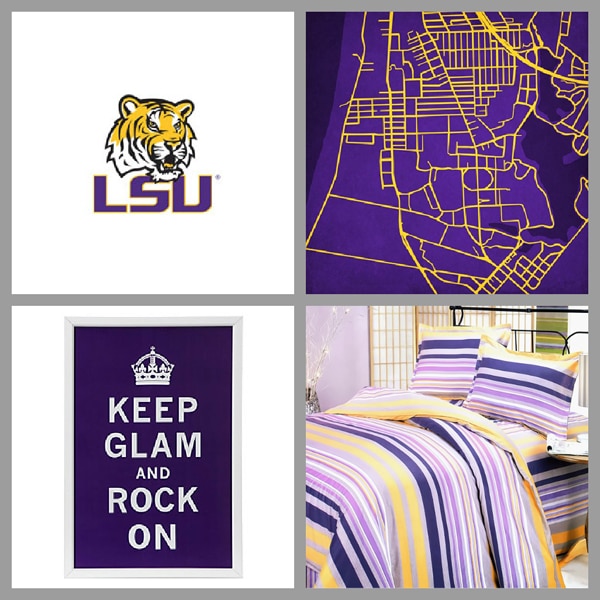 Blindsgalore® Official Collegiate Roller Shade: LSU Tigers Louisiana State