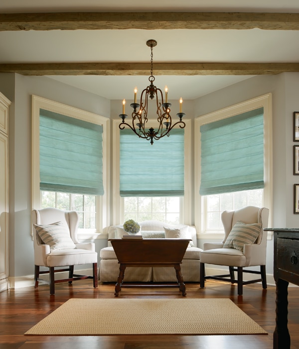 Different Types of Window Treatments - Roman Shades | bE Home
