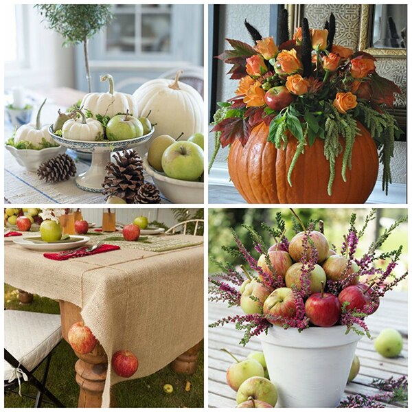 Apple table decor
