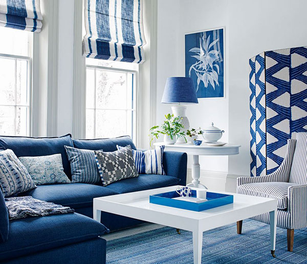 Beautiful Blue And White Window Treatments Blindsgalore Blog