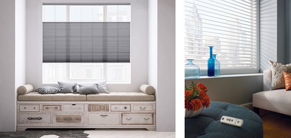 Source: Blindsgalore Cell Shades, Comfortex Light Filtering Shades