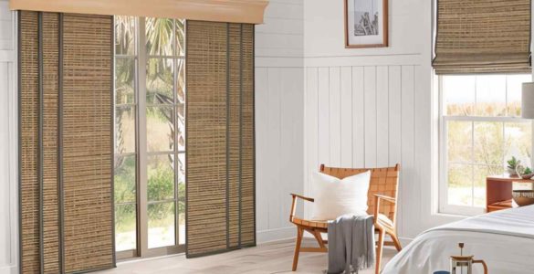 Bamboo Shades for Sliding Glass Doors | Natural Cooling Solutions - Bamboo Door Material Options