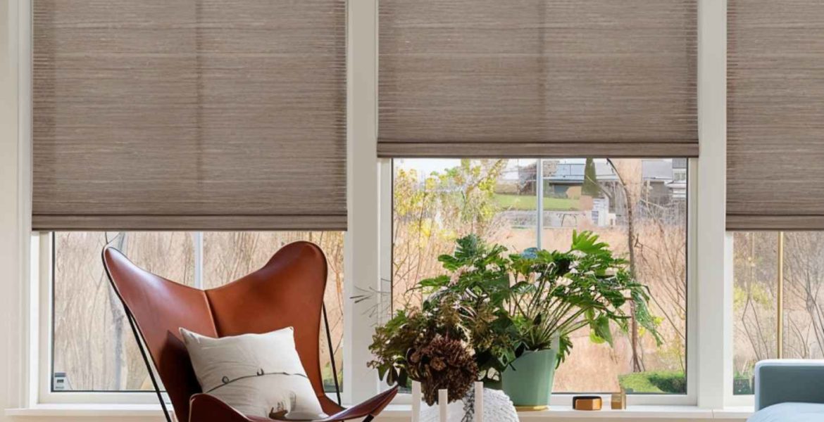 Custom bamboo shades