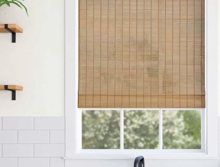 Motorized Bamboo Shades