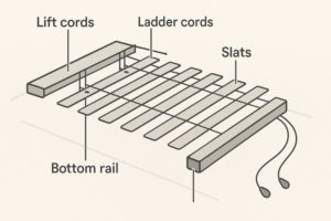 What's the Visual Guide for Shortening Venetian Blinds at Home?