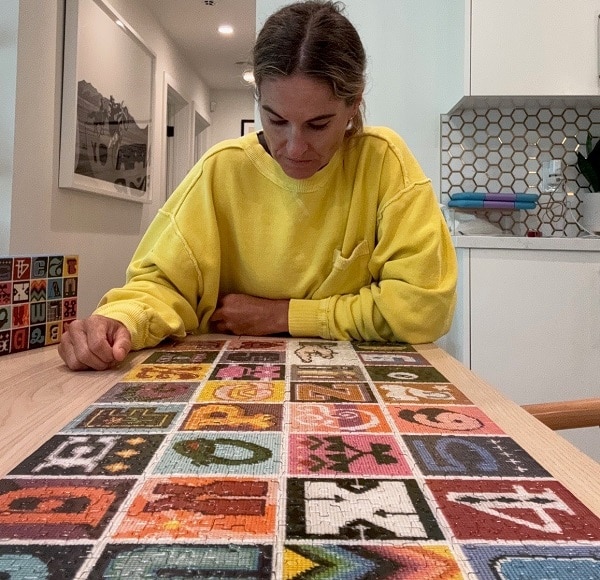 Our CEO Alissa Walters completing her first jigsaw puzzle of fall Our CEO Alissa Walters completing her first jigsaw puzzle of fall