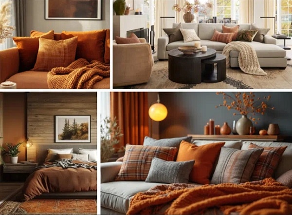 A bright and seasonal fall color palete