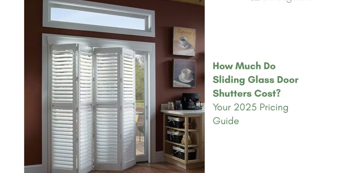 how much do sliding glass door shutters cost