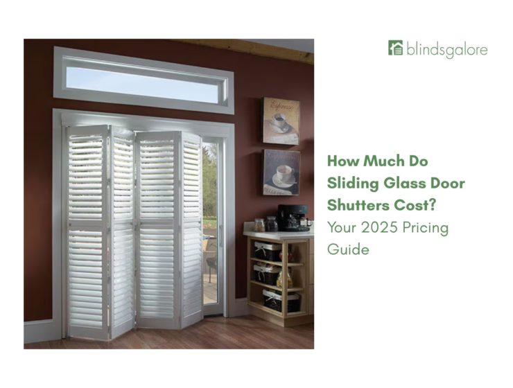 how much do sliding glass door shutters cost