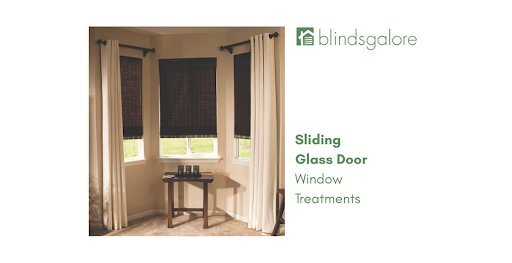 sliding glass door window treatments
