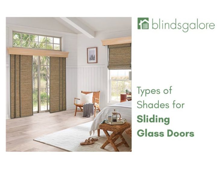types of shades for sliding glass doors