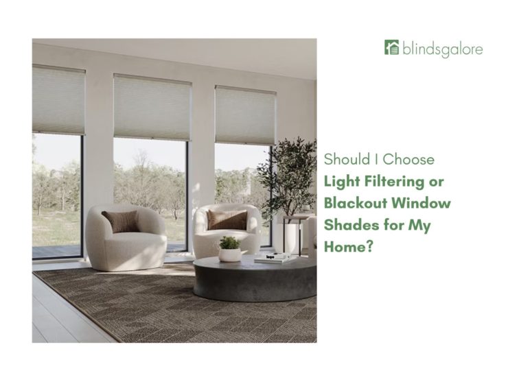 light filtering vs blackout shades