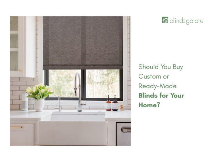 custom vs ready-made blinds