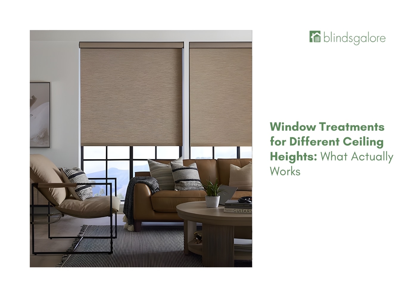 Window Treatments for Every Ceiling Height | Blindsgalore