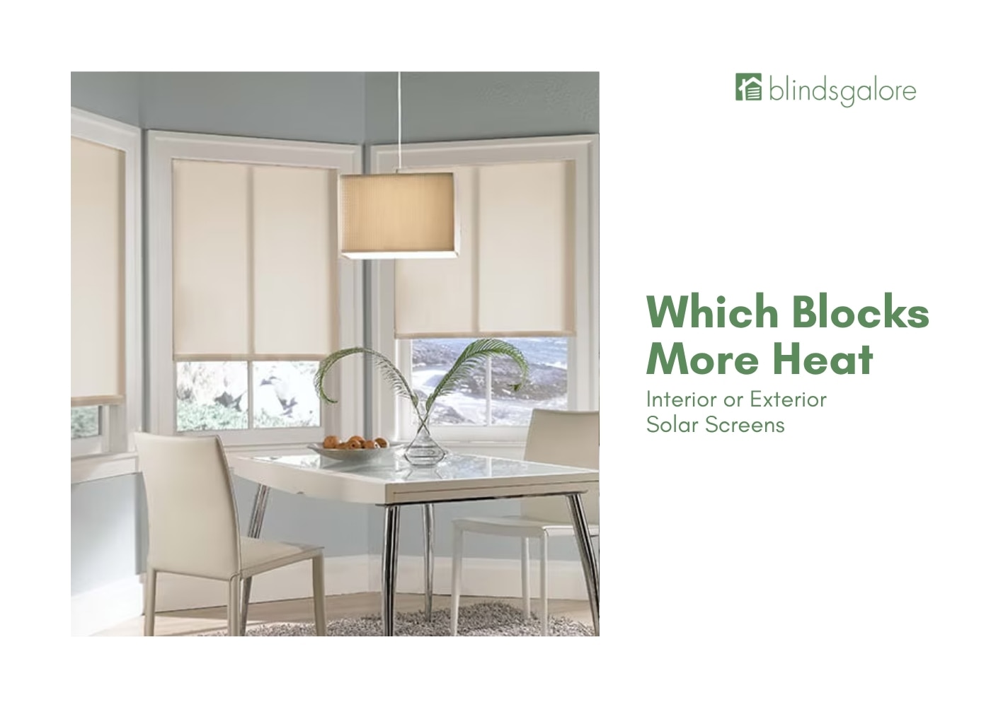 Interior vs. Exterior Solar Screens