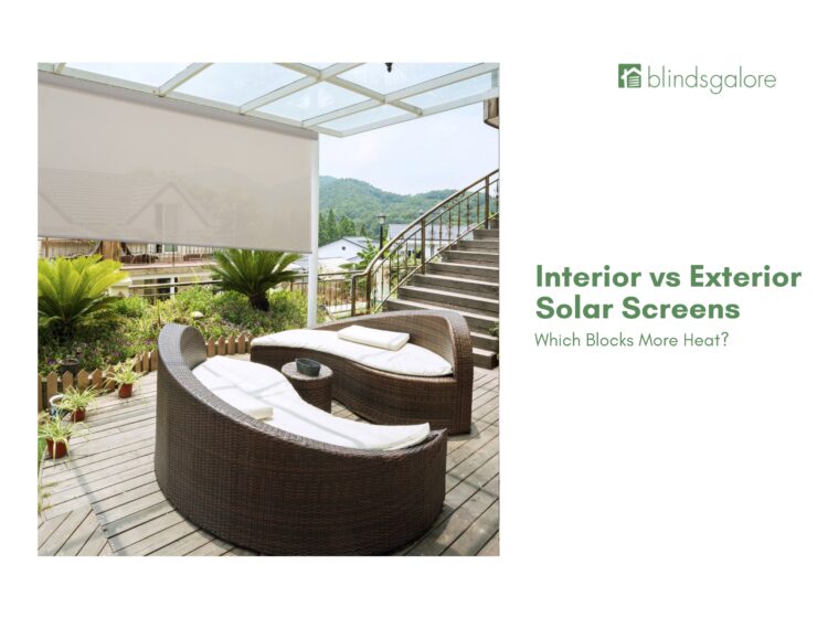 Interior vs. Exterior Solar Screens