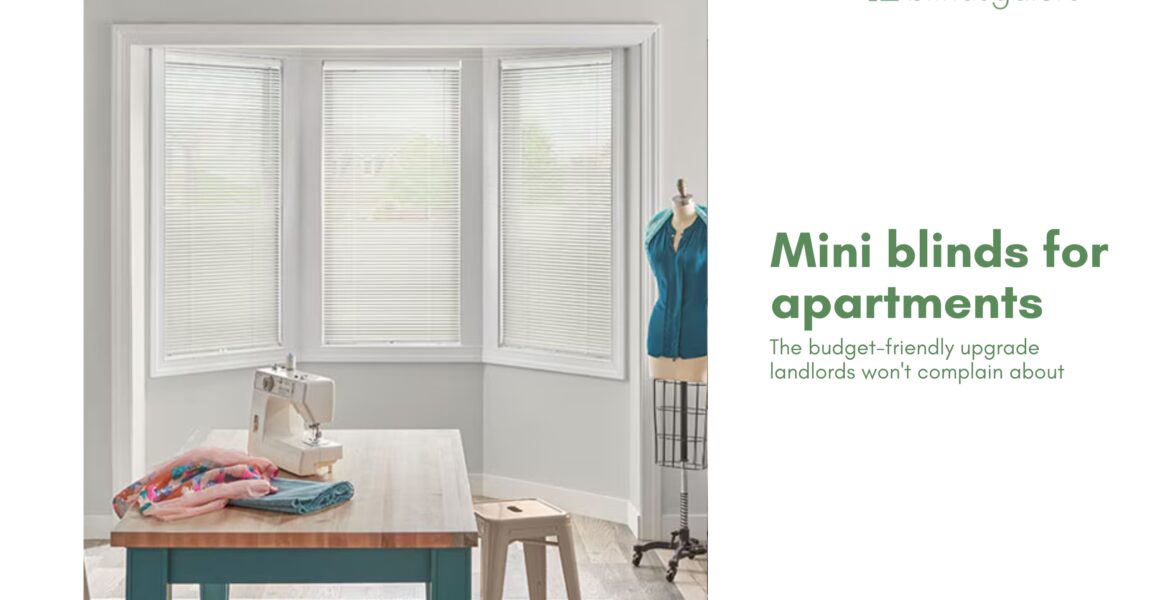Mini blinds for apartments
