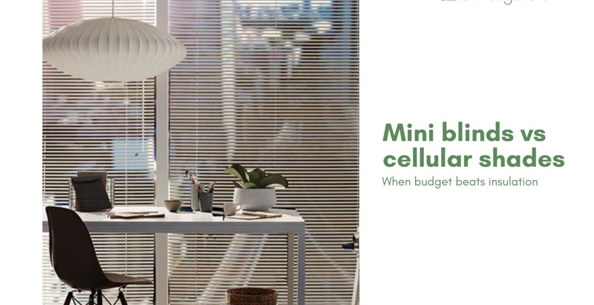 Mini blinds vs. cellular shades