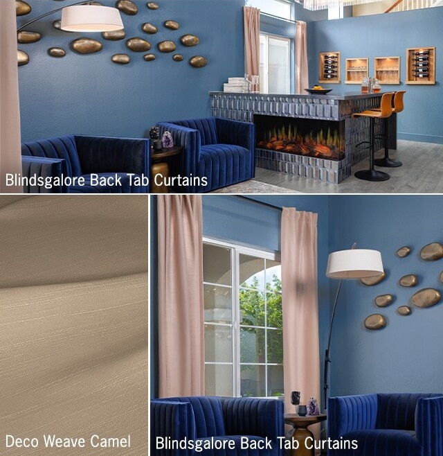 Blindsgalore Curtains in Episode 105