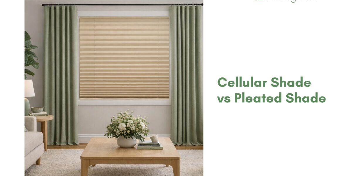 Cellular Shade vs Pleated Shade