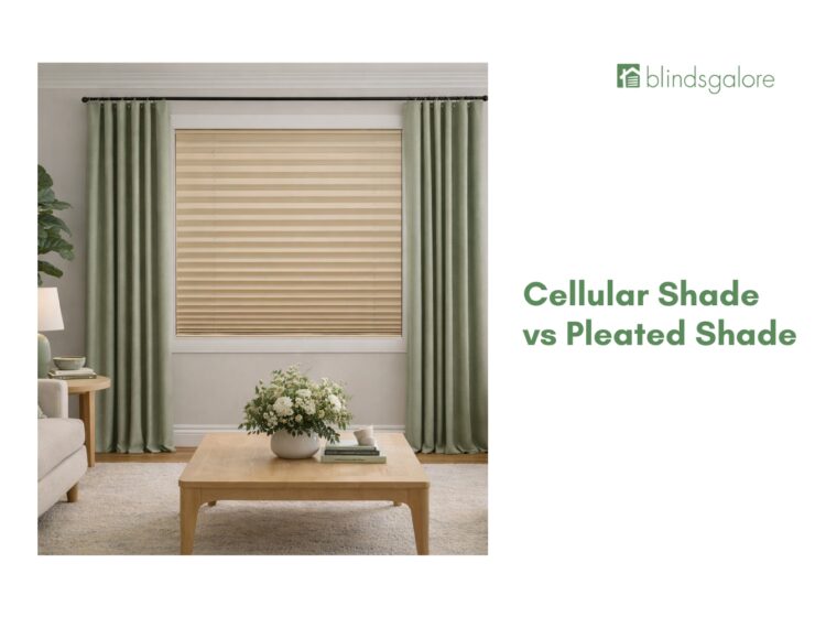 Cellular Shade vs Pleated Shade