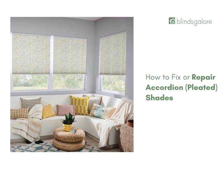 How to Fix or Repair Accordion (Pleated) Shades