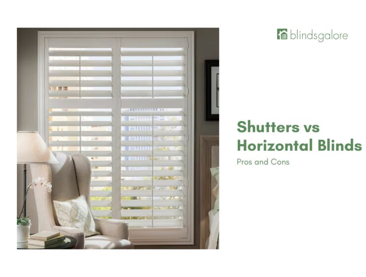 Shutters vs. Horizontal Blinds: Pros and Cons