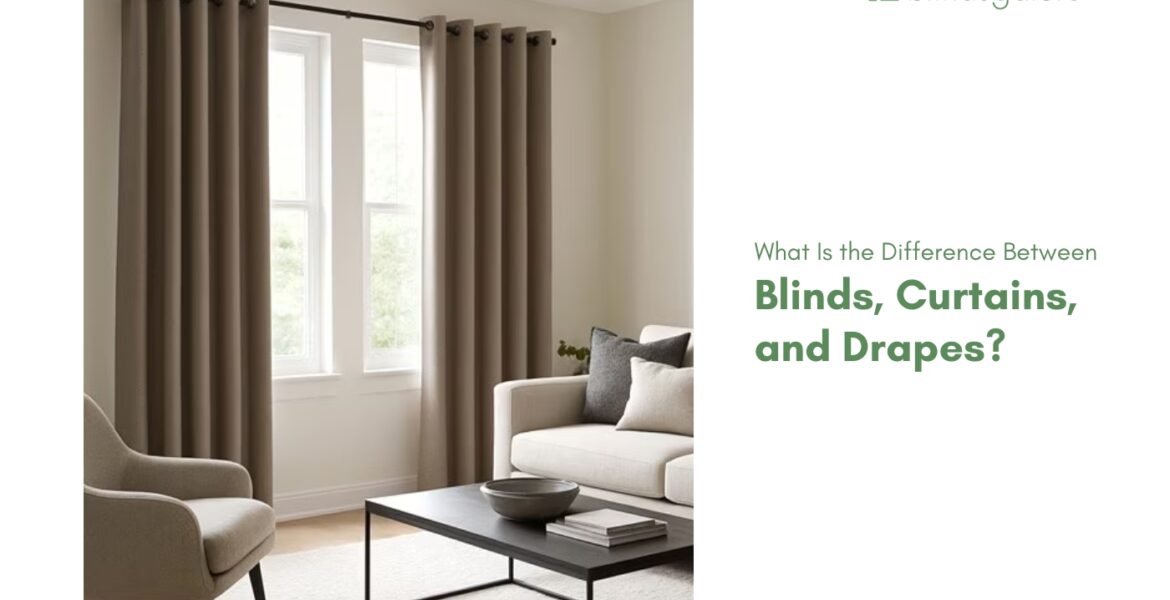 What Is the Difference Between Blinds, Curtains, and Drapes?