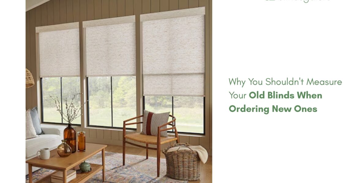 Why You Shouldn't Measure Your Old Blinds When Ordering New Ones