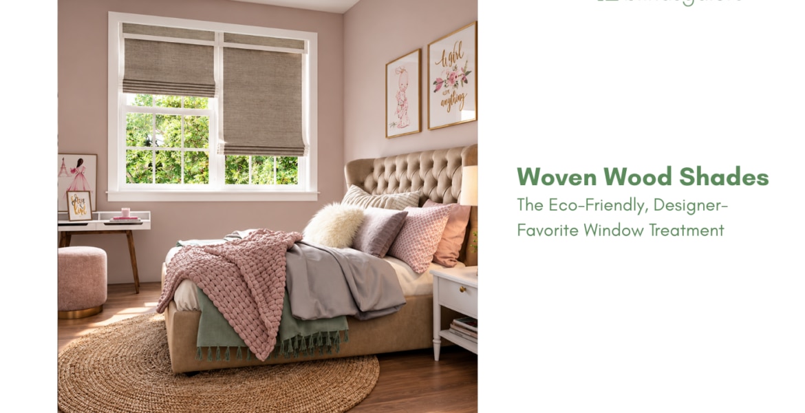 Woven Wood Shades: The Eco-Friendly, Designer-Favorite Window Treatment