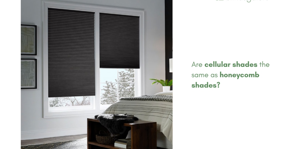 Are cellular shades the same as honeycomb shades?