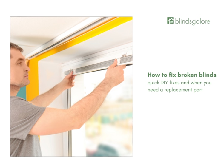 How to fix broken blinds: quick DIY fixes and when you need a replacement part