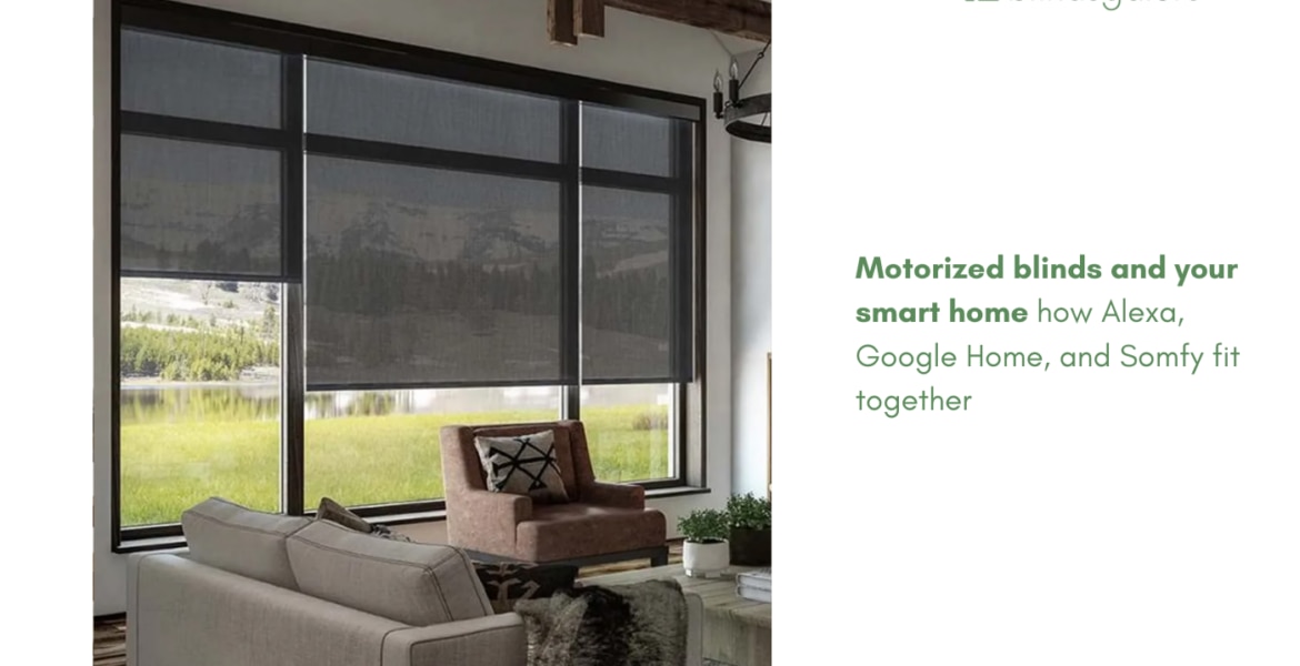 Motorized blinds and your smart home: how Alexa, Google Home, and Somfy fit together