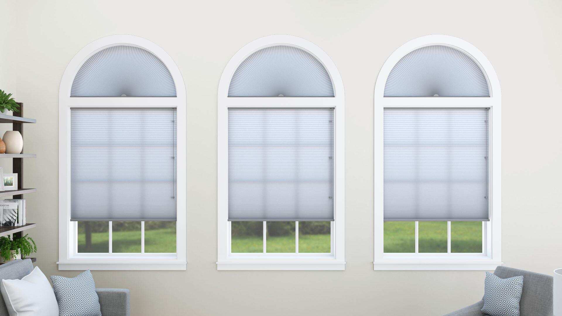 Bali Diamondcell Perfect Arch Cellular Shades Light Filtering Bali Diamondcell Perfect Arch Cellular Shades Light Filtering