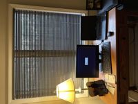 Home office window treatment