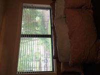 Faux wood blinds