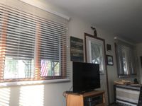 Faux wood blinds