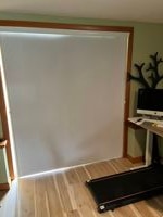 Sliding door blinds