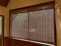 Cordless bamboo shades