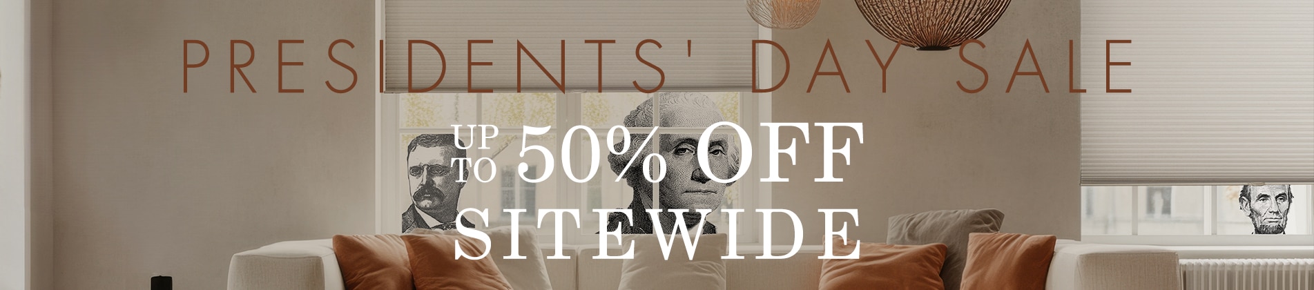 Our Presidents Day Deals lead the way, take 50% off bali and up to 45% off sitewide