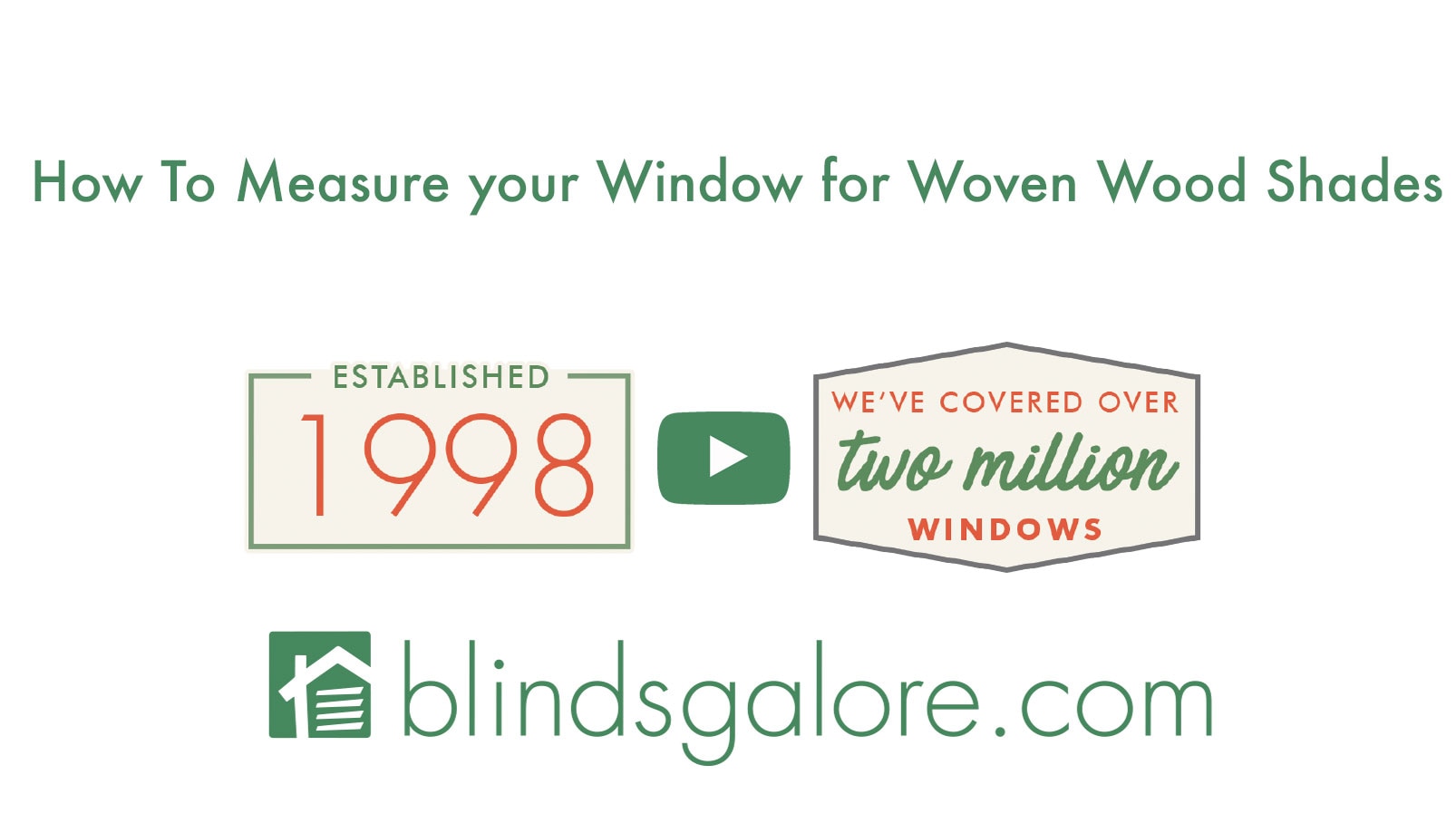 How to measure for your custom bamboo shades from Blindsgalore