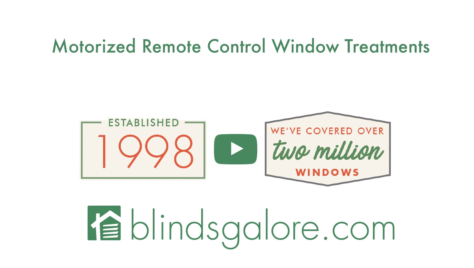 Motorized Remote Control Window Treatments