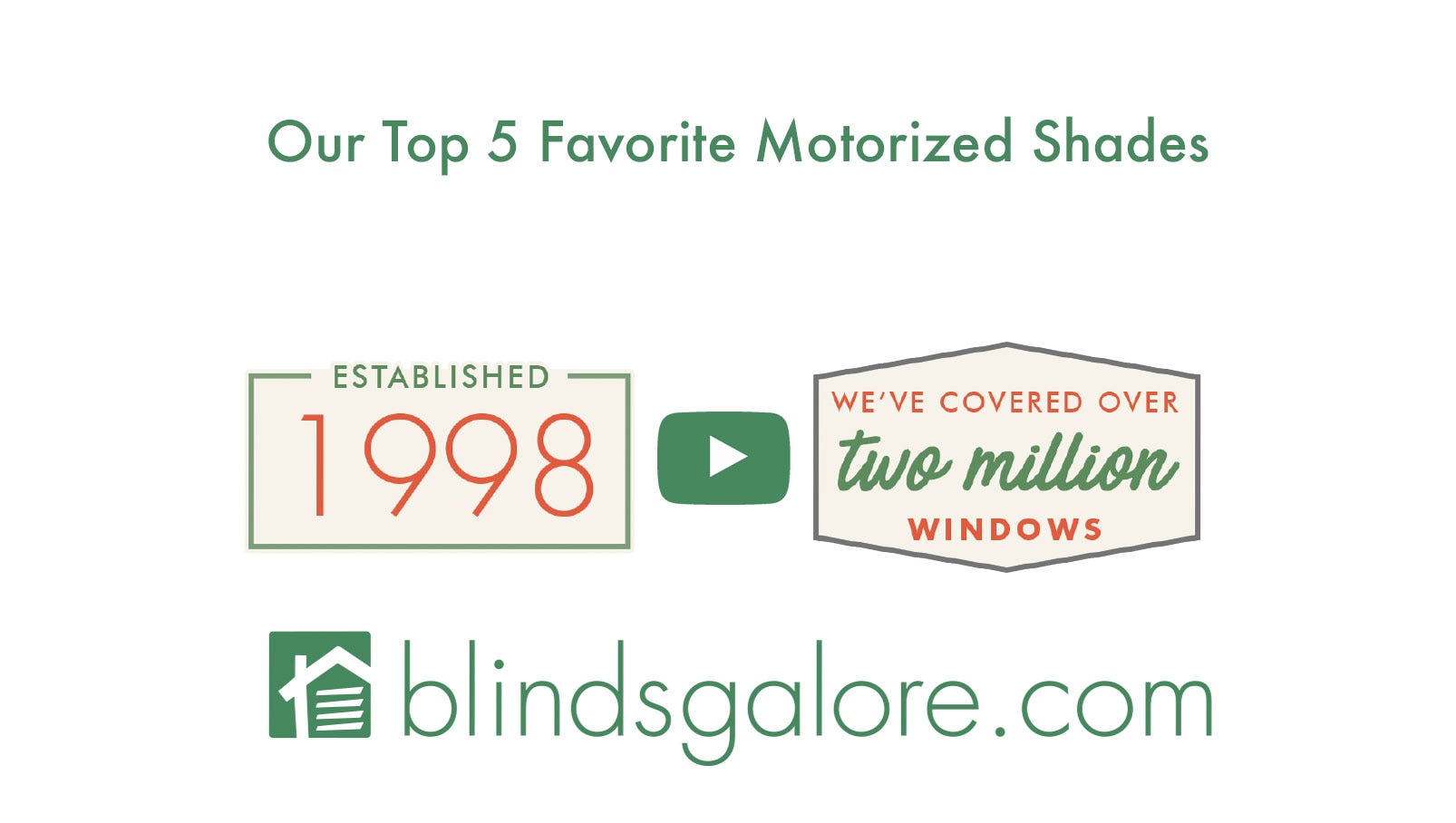 Our Top 5 Favorite Motorized Shades