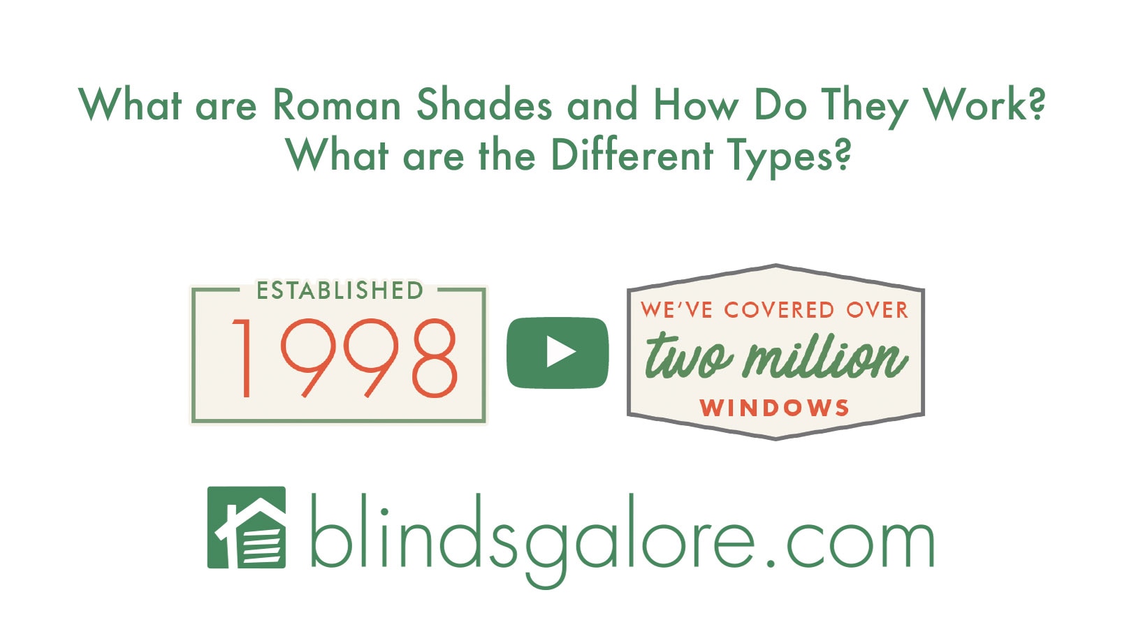 Learn more about custom roman shades from blindsgalore